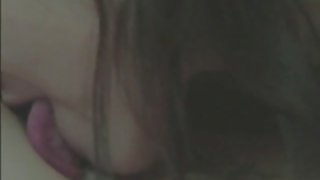 與韓國女孩的業餘真正的性